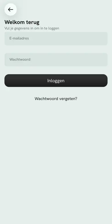 Login in the bsport app